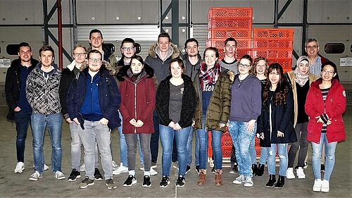 Logistik Studenten Exkursion Harry Brot GmbH Depot Kiel